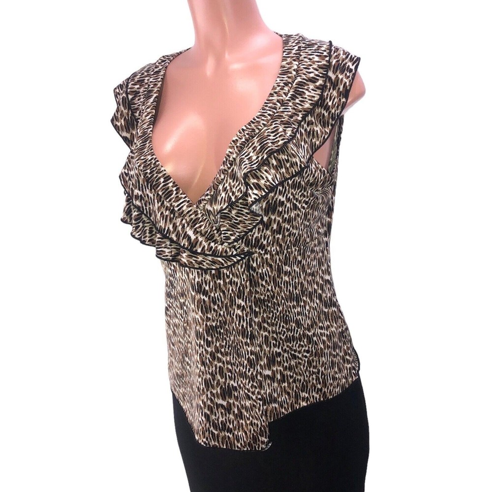 Suzie in the City, XL, Green, Business/Casual Sleeveless, Stretch, Shirt - Picture 5 of 11